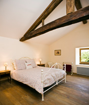 the red bedroom
